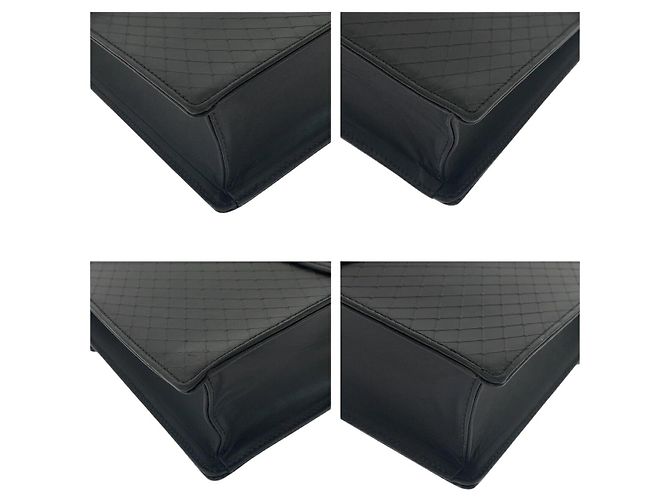 Valigetta in pelle Versace Nero - vista 3