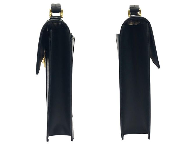 Valigetta in pelle Versace Nero - vista 8