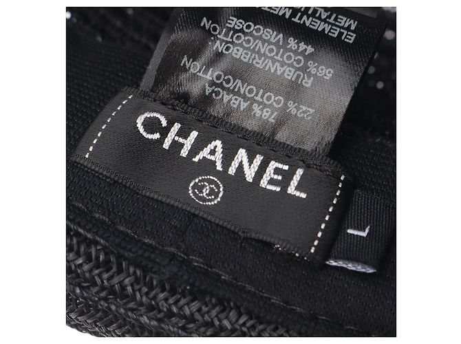 Chanel Hut aus Baumwolle Schwarz - Ansicht 4