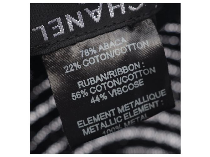 Chanel Hut aus Baumwolle Schwarz - Ansicht 5