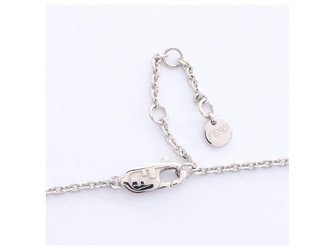 Fendi FF Halskette aus Edelstahl Silber Metallisch - Ansicht 4