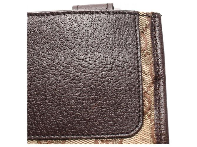 Borsa a Spalla Gucci GG Canvas Marrone Beige - vista 8