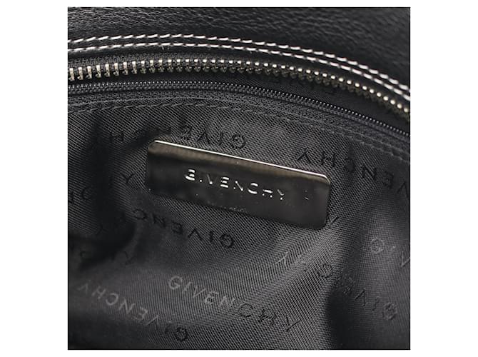 Borsa a mano Givenchy in pelle e tela Nero - vista 4