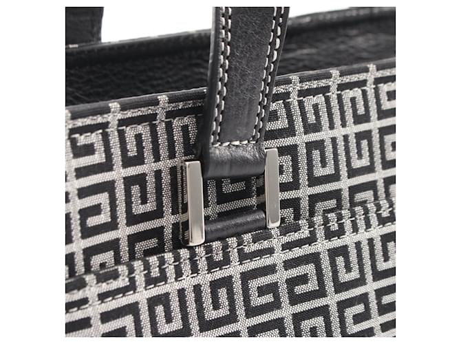 Borsa a mano Givenchy in pelle e tela Nero - vista 6