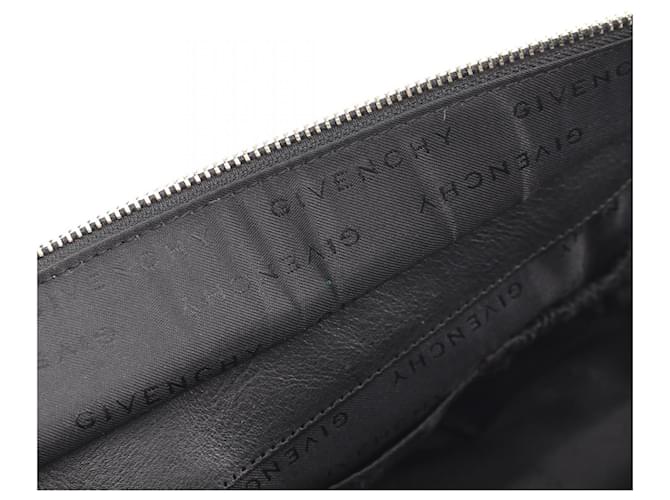 Borsa a mano Givenchy in pelle e tela Nero - vista 8