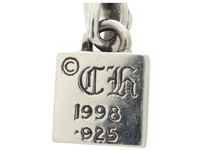 Chrome Hearts FRAMED FLRL Silver Pendant Silvery Metallic - view 3