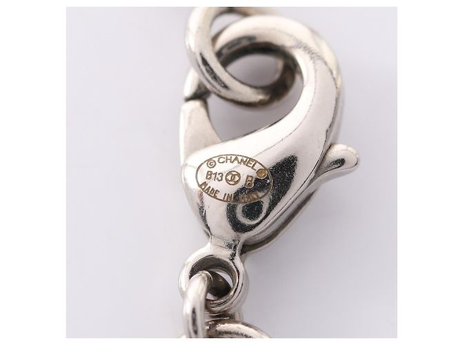 Collar Chanel Coco Mark Plata Metálico - vista 5