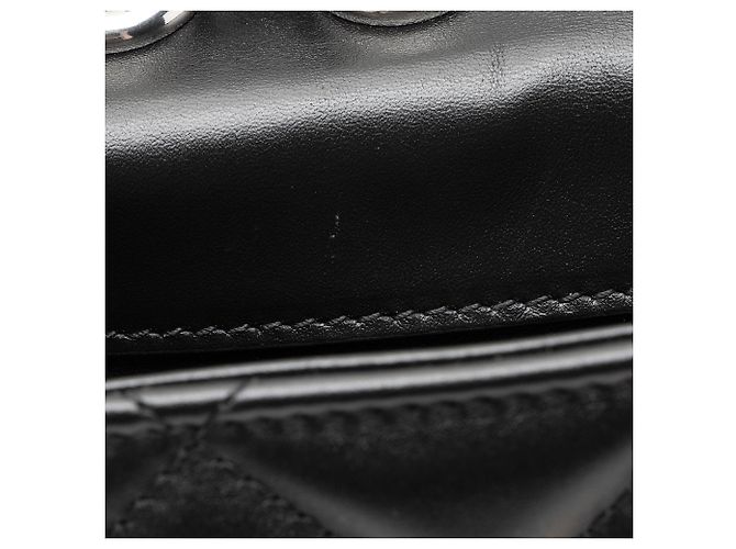 Mini borsa a tracolla Deco in pelle di vitello Gucci Nero - vista 10