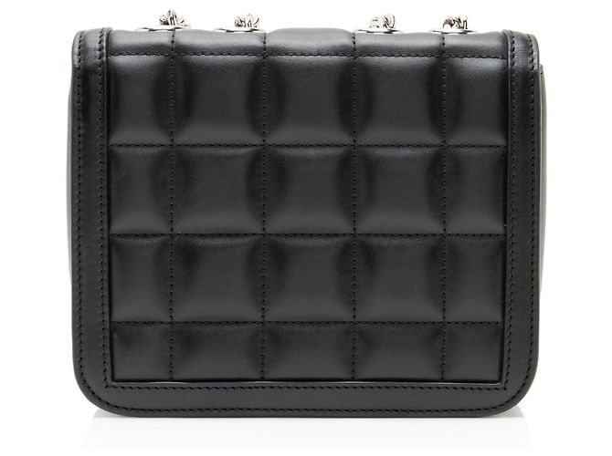 Mini borsa a tracolla Deco in pelle di vitello Gucci Nero - vista 3