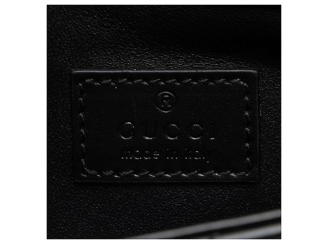 Mini borsa a tracolla Deco in pelle di vitello Gucci Nero - vista 8