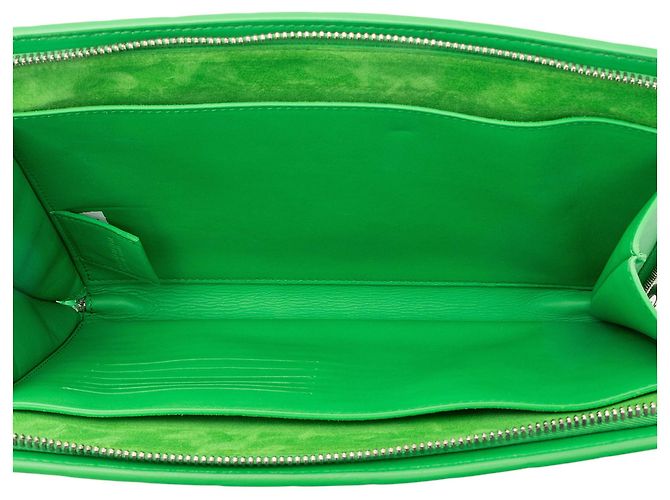 Portadocumenti in nappa Intrecciato Bottega Veneta Verde - vista 6