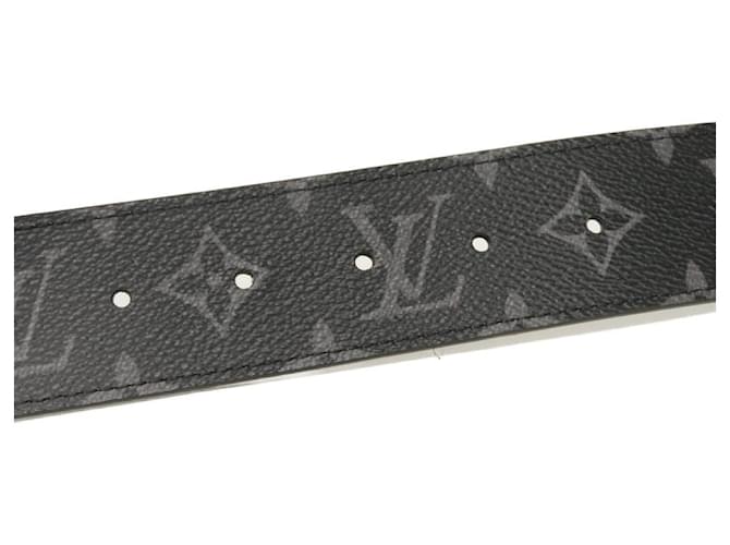 Cintura Sangle LV Pyramide Monogram Eclipse Louis Vuitton Nero - vista 6