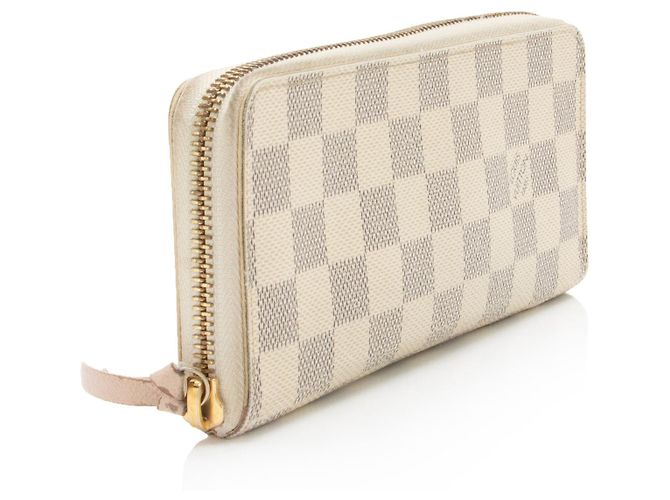Portafoglio Louis Vuitton Damier Azur Clemence Blu - vista 2