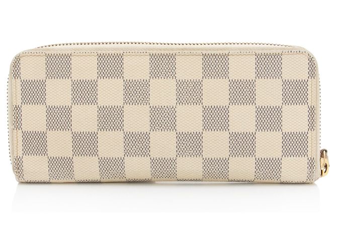 Portafoglio Louis Vuitton Damier Azur Clemence Blu - vista 3