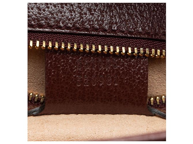 Gucci GG Canvas Ophidia Small Top Handle Rosso - vista 5