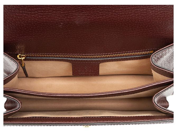 Gucci GG Canvas Ophidia Small Top Handle Rosso - vista 6