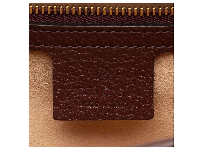 Gucci GG Canvas Ophidia Small Top Handle Rosso - vista 7