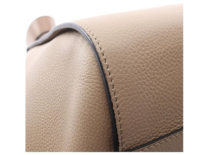 Borsa Loewe Hammock Small in pelle 2way Marrone Beige - vista 5