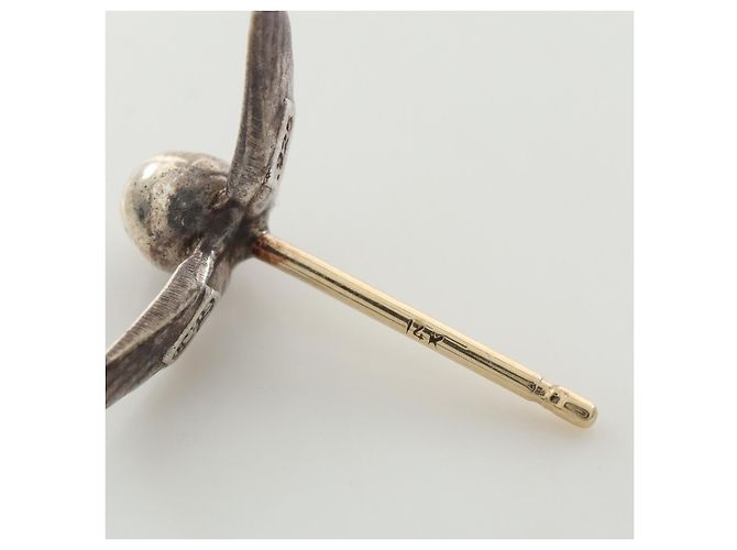 CHROME HEARTS FOTI MAHALIA Silberohrring - vista 7
