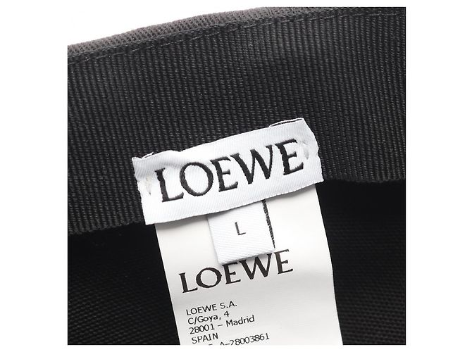 Cappellino in cotone con logo Loewe ricamato Nero - vista 4