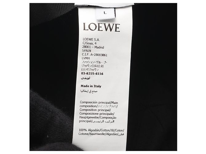 Cappellino in cotone con logo Loewe ricamato Nero - vista 6