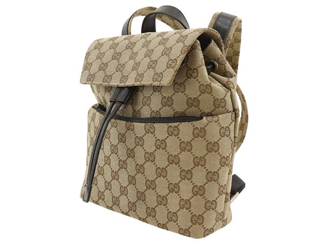 Zaino Gucci GG Canvas Marrone - vista 2