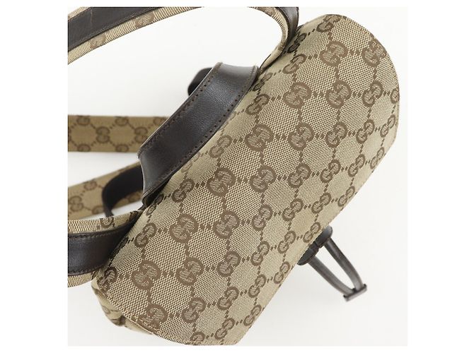 Zaino Gucci GG Canvas Marrone - vista 5