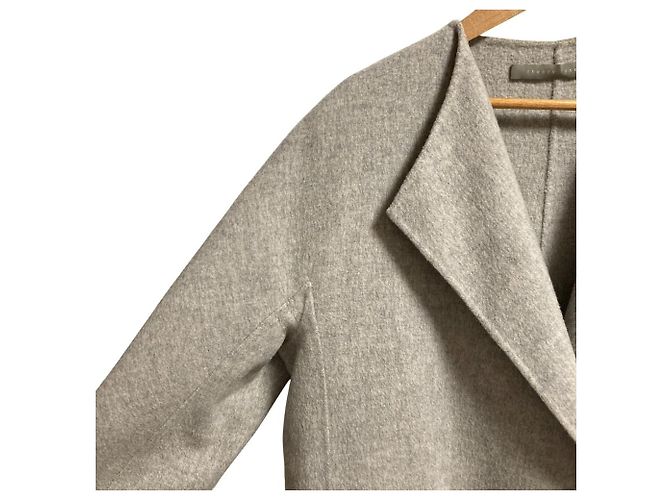 Abrigo theory luxe MOTION MARIO Castaño - vista 2