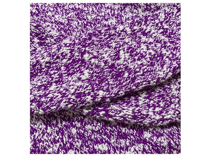 Autre Marque SLOANE 3G Tenjiku Moku Slub Strickpullover Lila - Ansicht 9