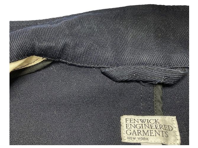 Autre Marque FWK by Engineered Garments Elbow Patch Work Jacket Blue Navy blue - view 12