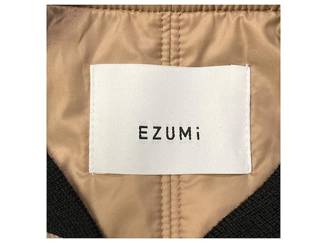 Autre Marque EZUMi Peplum Kapok MA-1 Jacket Beige - view 5