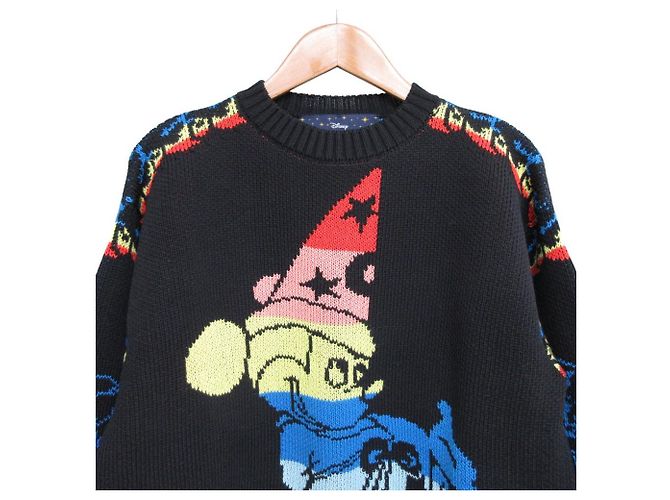 Stella Mc Cartney Stella McCartney Fantasia Mickey Strickpullover Schwarz Mehrfarben - Ansicht 3