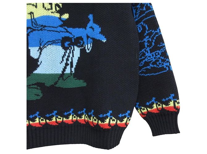 Stella Mc Cartney Stella McCartney Fantasia Mickey Strickpullover Schwarz Mehrfarben - Ansicht 4