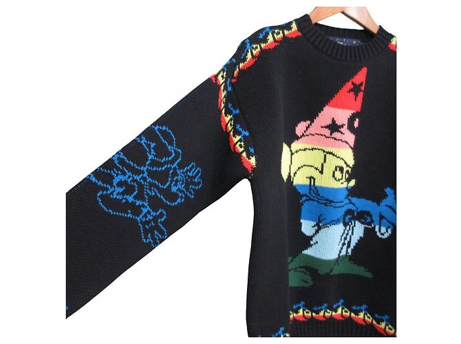 Stella Mc Cartney Stella McCartney Fantasia Mickey Strickpullover Schwarz Mehrfarben - Ansicht 5