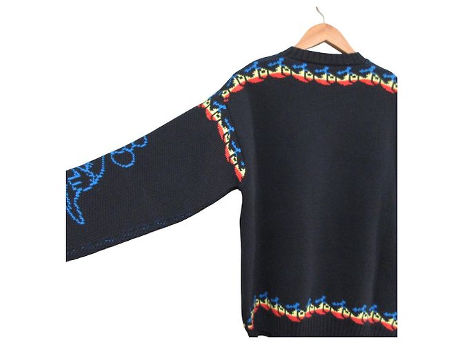 Stella Mc Cartney Stella McCartney Fantasia Mickey Strickpullover Schwarz Mehrfarben - Ansicht 6