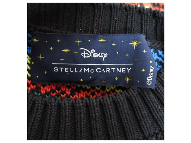 Stella Mc Cartney Stella McCartney Fantasia Mickey Strickpullover Schwarz Mehrfarben - Ansicht 7
