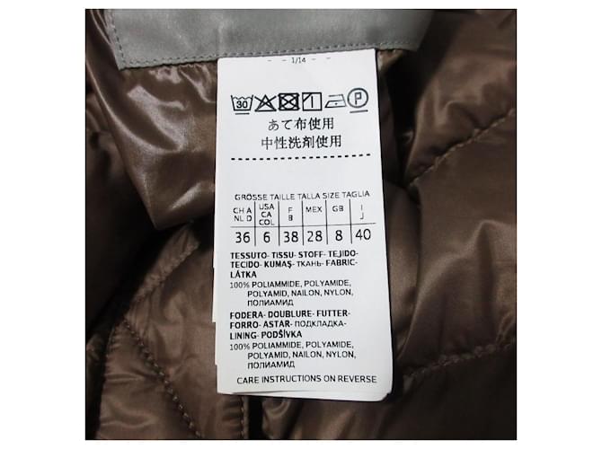 Chaleco largo acolchado The Cube Down Max Mara Castaño - vista 11