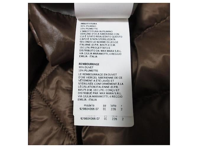 Chaleco largo acolchado The Cube Down Max Mara Castaño - vista 14