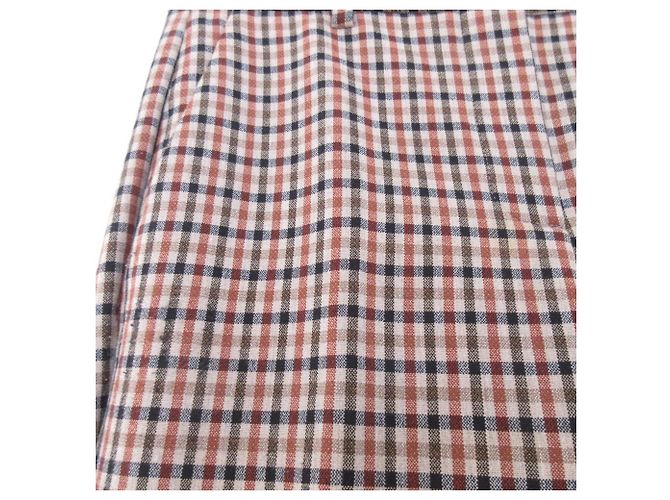 Theory Check Tapered Hose Braun - Ansicht 3