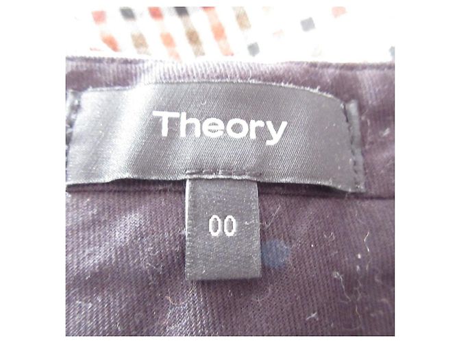 Theory Check Tapered Hose Braun - Ansicht 5