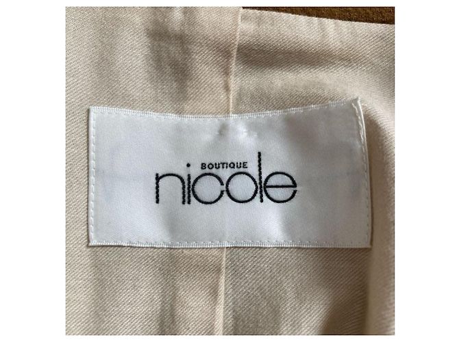 Autre Marque Abrigo de lana Chester Boutique nicole Beige - vista 4