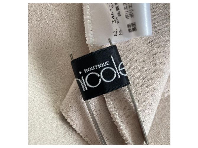 Autre Marque Chaleco de piel ecológica Boutique nicole Blanco Crudo - Ansicht 3