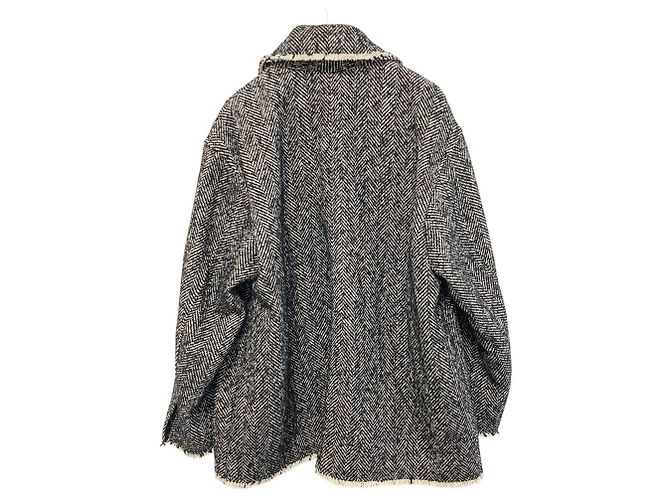 Autre Marque Blusón de Tweed Herringbone BEAUTY&YOUTH UNITED ARROWS Negro - vista 2