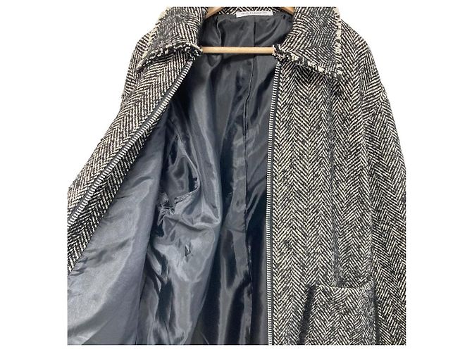Autre Marque Blusón de Tweed Herringbone BEAUTY&YOUTH UNITED ARROWS Negro - vista 3
