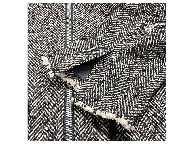 Autre Marque Blusón de Tweed Herringbone BEAUTY&YOUTH UNITED ARROWS Negro - vista 7