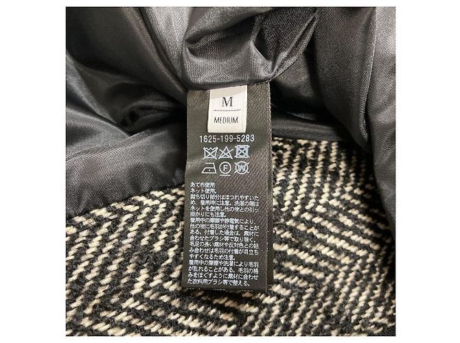 Autre Marque Blusón de Tweed Herringbone BEAUTY&YOUTH UNITED ARROWS Negro - vista 9