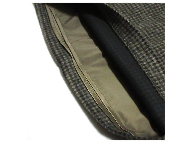Autre Marque Mini gonna Diagram Shaggy Check Marrone - vista 5