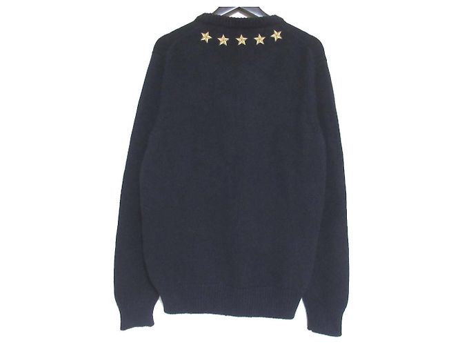 Dolce & Gabbana Dolce&Gabbana Strickpullover aus Kaschmir mit Stickerei Blau Marineblau - Ansicht 2