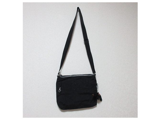 Autre Marque Kipling Nylonschultertasche Schwarz - Ansicht 2