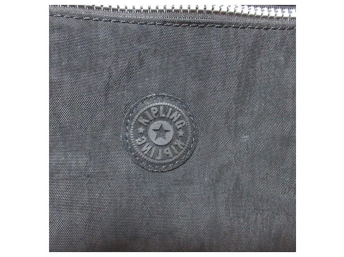 Autre Marque Kipling Nylonschultertasche Schwarz - Ansicht 5